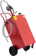 35 Gallon Gas Caddy Fuel Storage Tank, Large Container Diesel Can with Pump for ATV Cars, Boats, Lawn Mowers, Tractors