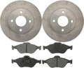 Front Brake Pads and Rotors Kit - Brake Kit Replacement for Ford EcoSport 2004 2005 2006 2007 2008 2009 2010 2011 2012 2.0L l4, for Ford Fiesta 2005 2006 2007 2008 2009 1.6L l4