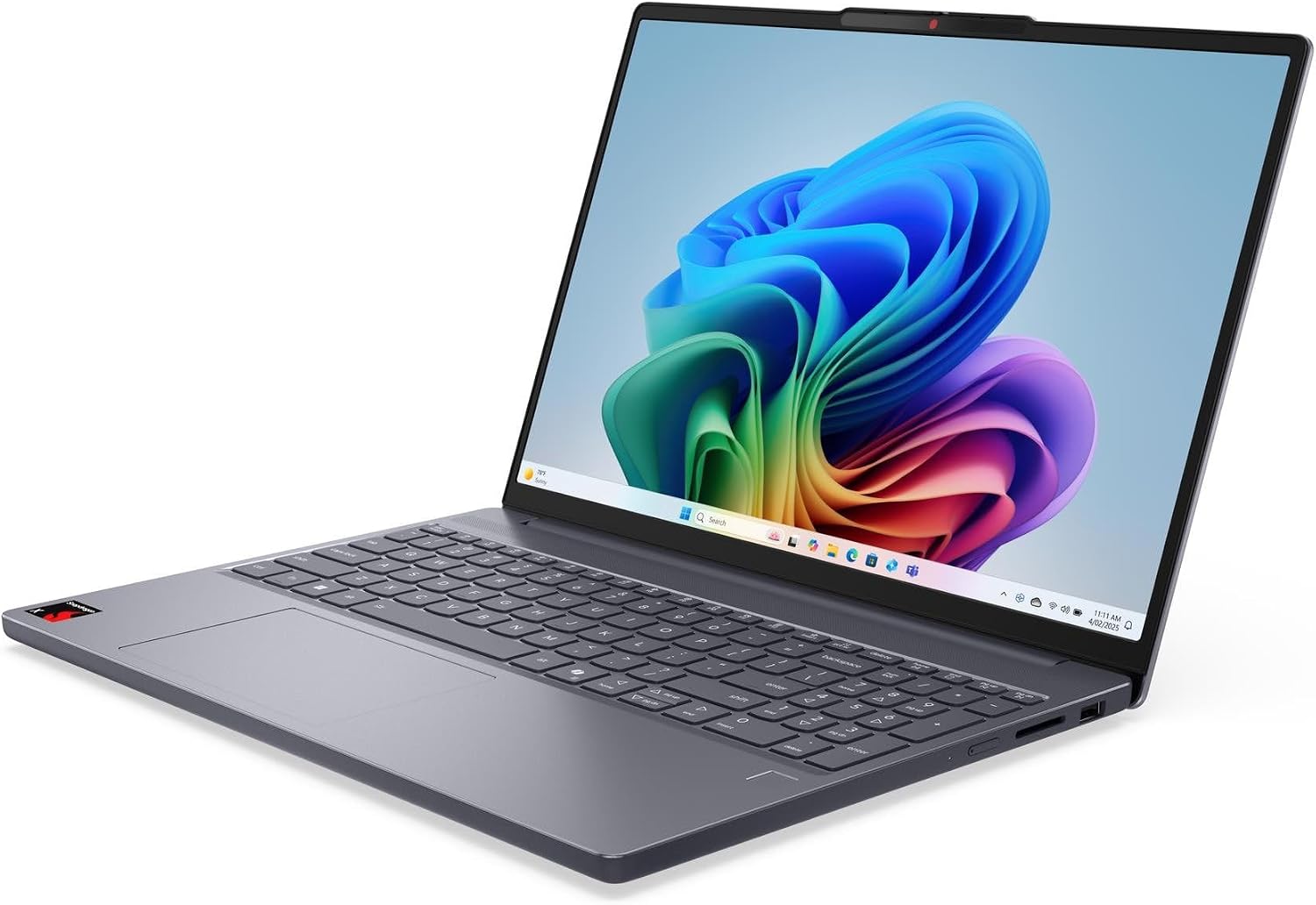 Lenovo IdeaPad Slim 3 Laptop 2025 15.3' 1920 x 1200 Touchscreen, Qualcomm Snapdragon X X1-26-100, 8-core, Qualcomm Adreno Graphics, 16GB LPDDR5, 256GB SSD, Backlit KB, FP, Wi-Fi 7, Windows 11 Pro