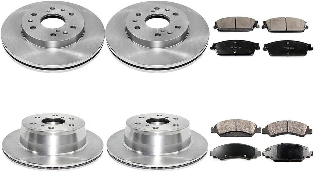8X Brake Kit - Brakes and Rotors Kit Front and Rear Automotive Replacement Brake Kits for Chevrolet Avalanche 2008-2013 for Chevy Avalanche 2008-2013 for Chevrolet Silverado 1500 2007-2013