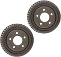 2Pcs Rear Brake Drum Automotive Replacement Drums Brakes for Ford EcoSport 2.0L 2004-2012, for Fiesta 1.6L 2005-2009, for Focus 2.0L 2000-2008, for Focus 2.3L 2003-2007