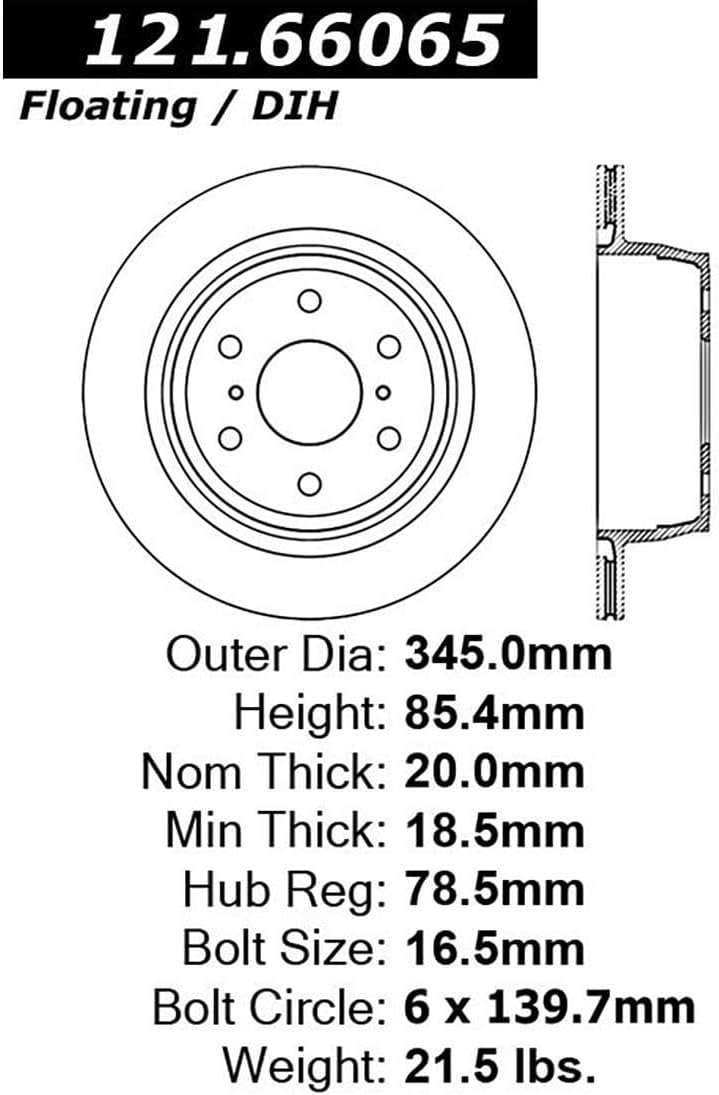 Brake Pads and Rotors, 3PC Rear Brake Kit Brakes and Rotors for Chevrolet Avalanche 2007-2013 for Chevy Avalanche 2007-2013 for Chevrolet Silverado 1500 2007-2013
