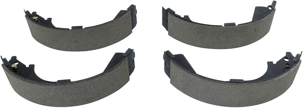 TRQ Rear Brake Shoe & Drum with Hardware Kit Compatible with 2009-2013 Chevy Silverado 1500 GMC Sierra 1500