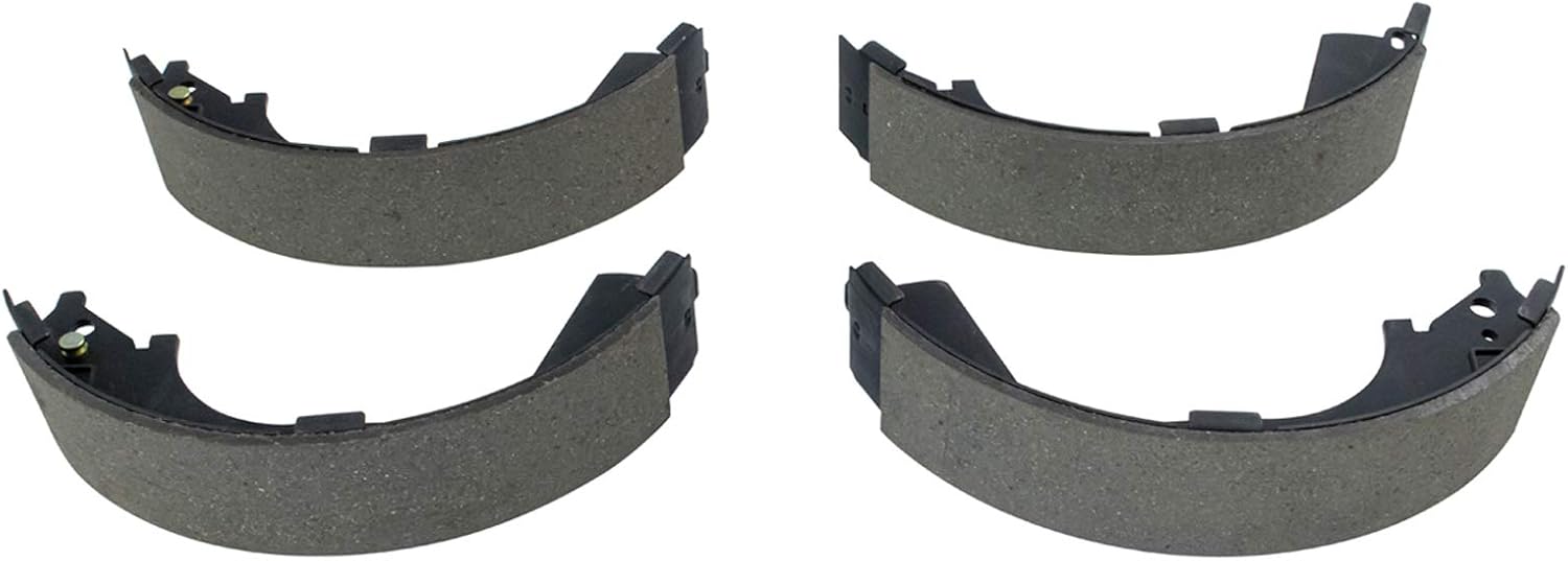 TRQ Rear Brake Shoe & Drum with Hardware Kit Compatible with 2009-2013 Chevy Silverado 1500 GMC Sierra 1500