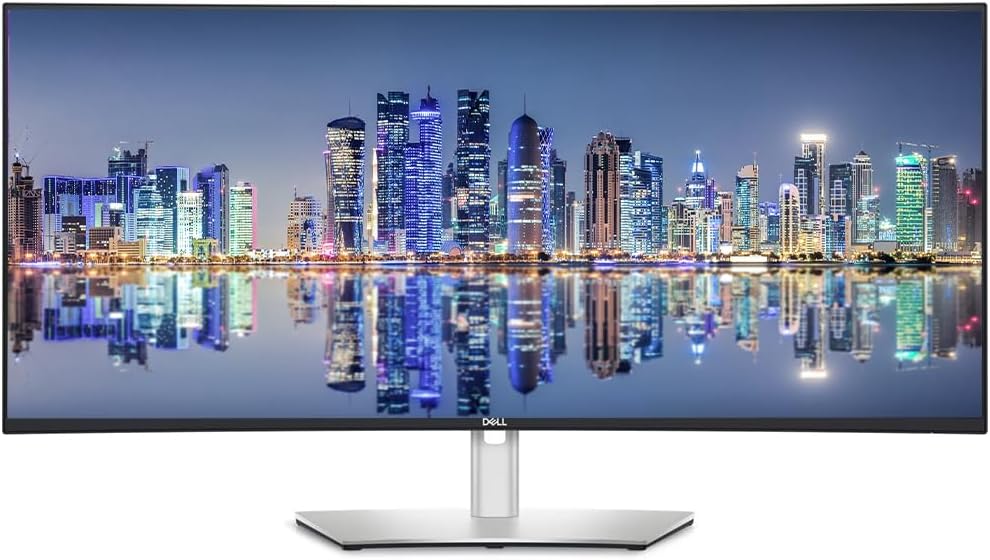Dell U4021QW Curved 40-inch 2160P 4K WUHD 60Hz 5ms UltraSharp Monitor, Full Dock, IPS, HDMI, DisplayPort, USB Hub, USB-C, Ethernet, Speakers and Desk Mount Monitor Stand (Renewed)
