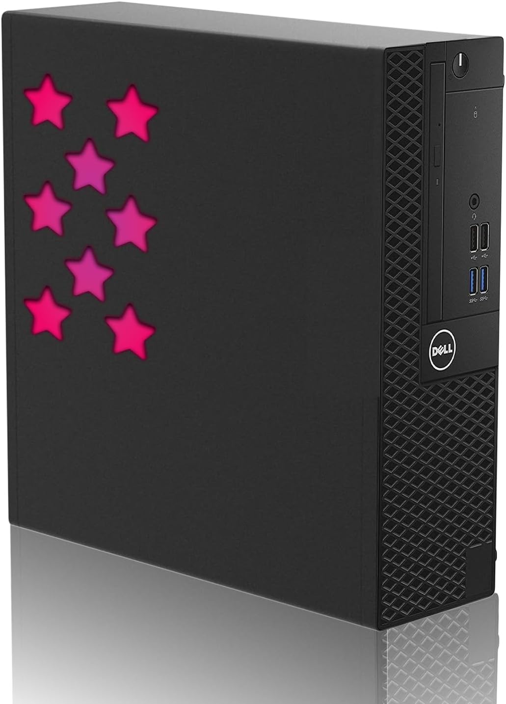 Dell Desktop PC Gaming Bundle - Intel Core i7, 16GB RAM, 512GB SSD, 24-inch Monitor, GT 730, RGB Keyboard with AI-Enabled Copilot Key, Mouse, RGB Headphone, Webcam, Wi-Fi, Windows 11 Pro (Renewed)