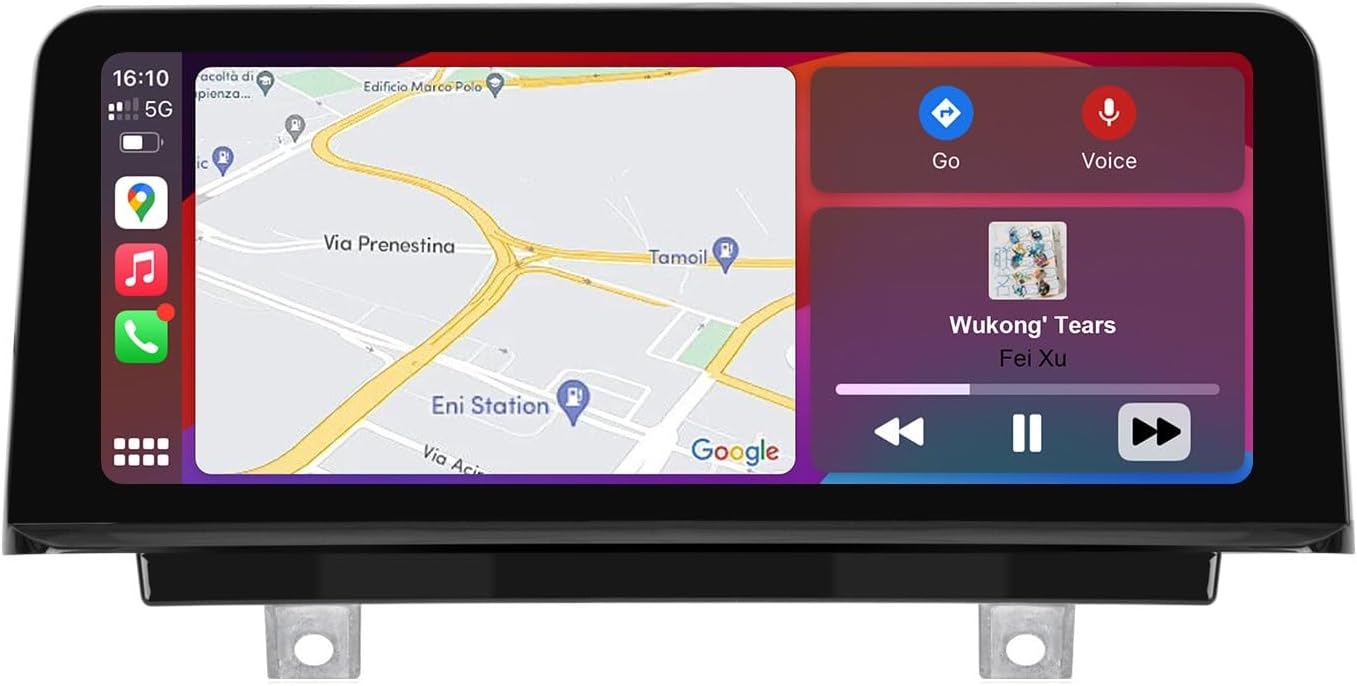 PEMP 10.25' Linux Head Unit for BMW 3 Series F30 F20 NBT CIC, CarPlay Support iOS 26 Android Auto Screen Calls Using The OEM Bluetooth with a Pry Tool （2012-2017）