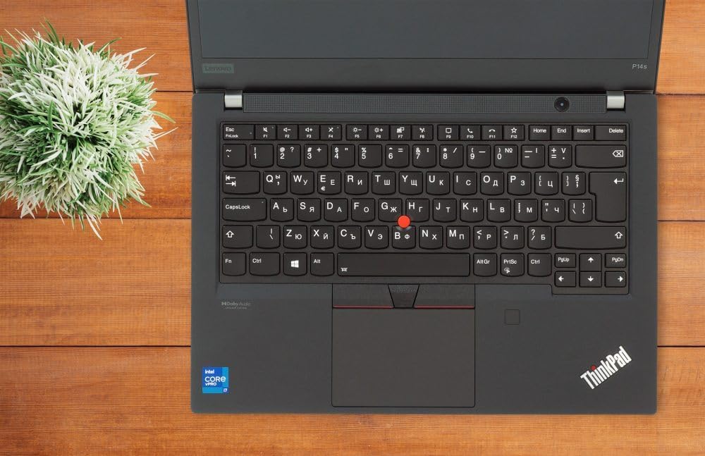 Lenovo ThinkPad P14s Mobile Workstation, Nvidia Quadro P520, Intel Core i7-10610U, 16GB RAM, 512GB RAM, 14' FHD Laptop Computer, ThinkPad Laptop Windows 11 Pro (Renewed)