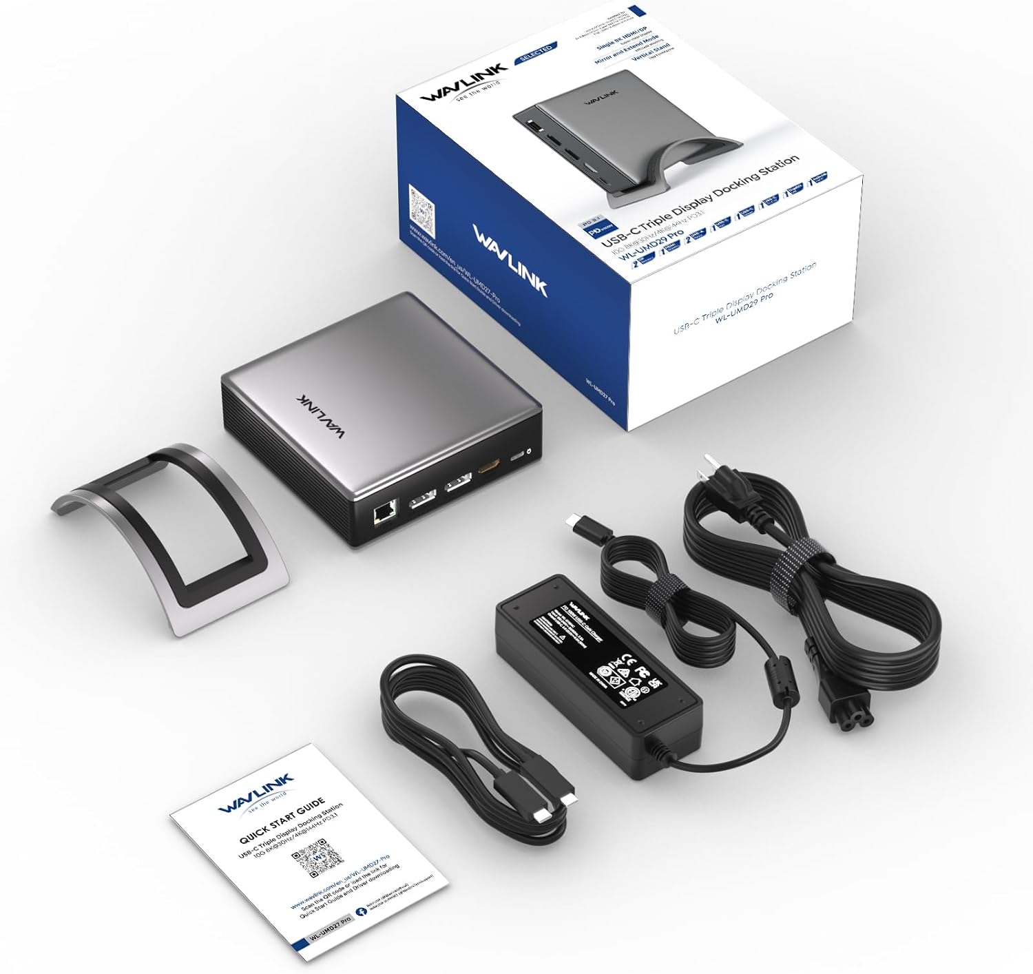 USB C Docking Station, PD3.1 Docking Station 3 Monitors with 2* DP + HDMI,Single 4K@144Hz,140W Charger, USB-C 10Gbps, 2* USB-A 5Gbps, Gigabit Ethernet, Audio/Mic, for Windows,Dell,HP,Lenovo