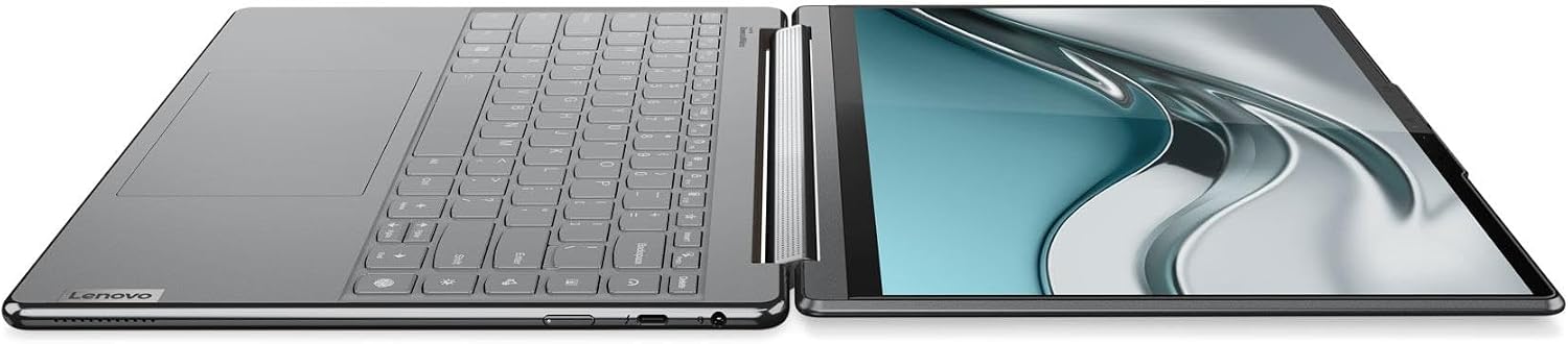 Lenovo Yoga 9 Laptop 14' WQUXGA IPS Touchscreen Intel 12-Core i7-1360P 16GB LPDDR5 2TB SSD Intel Iris Xe Graphics Thunderbolt 4 Wi-Fi 6E Backlit Keyboard Fingerprint 1080p FHD Camera Win11 Pro