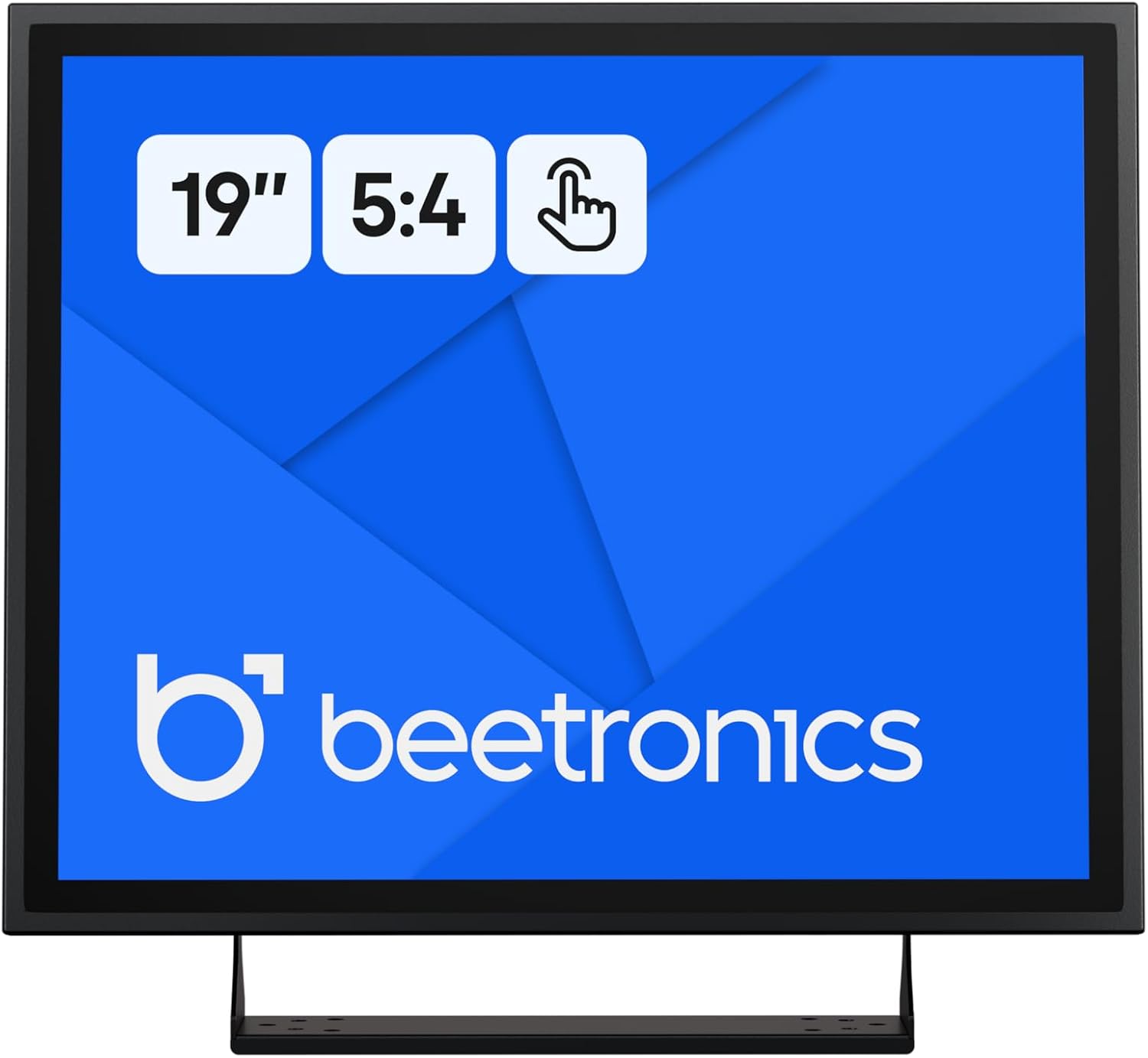 Beetronics 19 Inch Touchscreen Monitor | Full HD 1080p | 19TSV7M – Industrial-Grade, Professional 10-Point Multi Touch Display for PC, Mac, Linux – HDMI, DisplayPort, USB-C, VGA Inputs