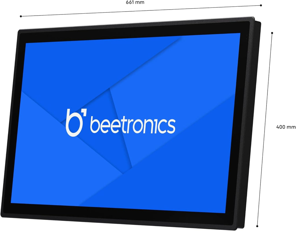 Beetronics 27 Inch High Brightness Touchscreen Monitor | Full HD 1080p | IP66 Waterproof & Dustproof | Industrial Sunlight Readable Outdoor Display for PC, Mac, Linux | 27HB9M/U1