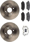 Front Brakes and Rotors Kit Ceramic Brake Pads and Rotors for Ford Fiesta 2014 2015 2016 2017 1.0L l3, for Ford Fiesta 2011 2012 2013 2014 2015 2016 2017 2018 2019 1.6L l4
