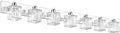 Aipsun Bathroom Vanity Light Fixtures Chrome Vanity Light for Bathroom Crystal Vanity Lighting Fixtures 7 Light (Exclude Bulb)