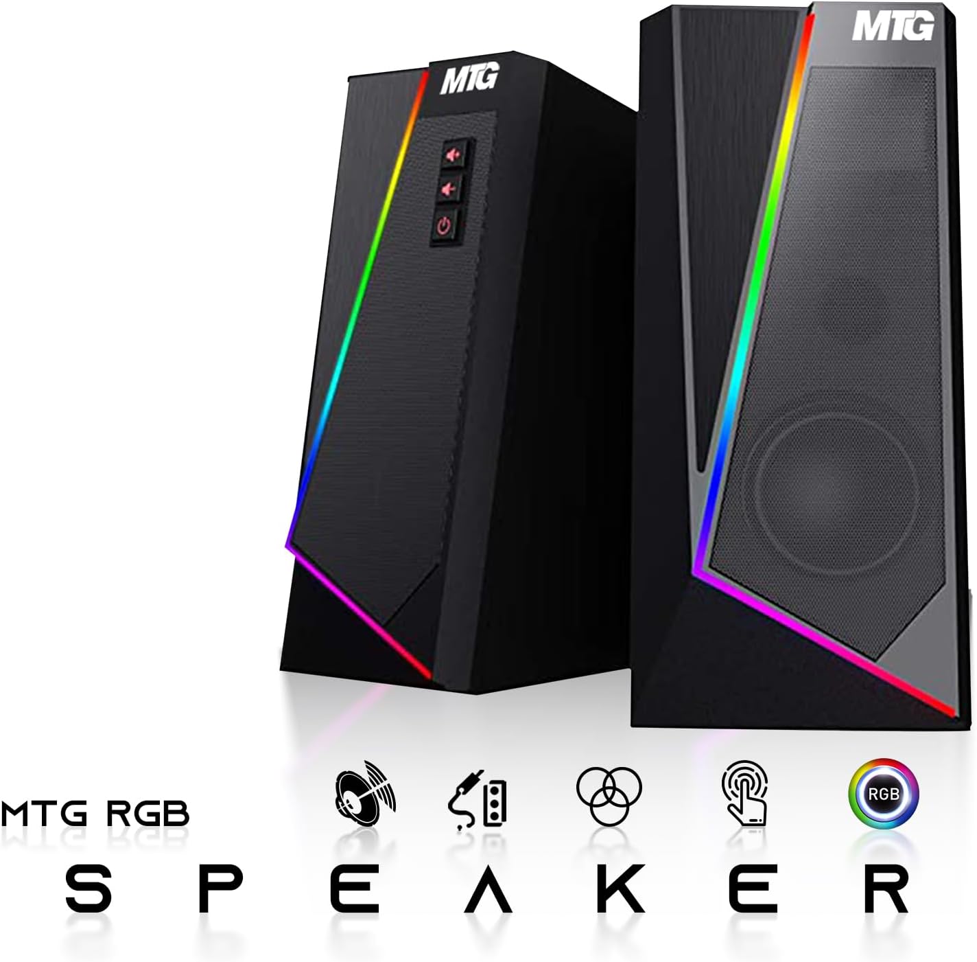 HP Desktop Computer PC – Intel Core i5, 16GB ARGB RAM, 2TB SSD, 24 Inch Curved Monitor, GT 1030 Graphics, RGB Keyboard with AI Copilot Key, Mouse & RGB Speaker, Windows 11 (Renewed)