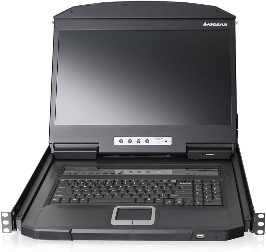 IOGEAR 8 Port 18.5' Widescreen LCD KVM (TAA Compliant) - GCL1908W