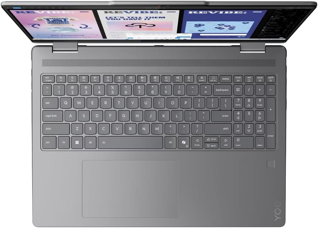 Lenovo Yoga 7i 2-in-1 AI Copilot + Laptop 16.0' 2K Touchscreen Display (Intel Ultra 5 Series 2, 16GB LPDDR5X, 2TB M.2 PCIe SSD, Backlit KB, Fingerprint, 2 TB 4, Win 11 Pro) w/DKZ USB Port Expander