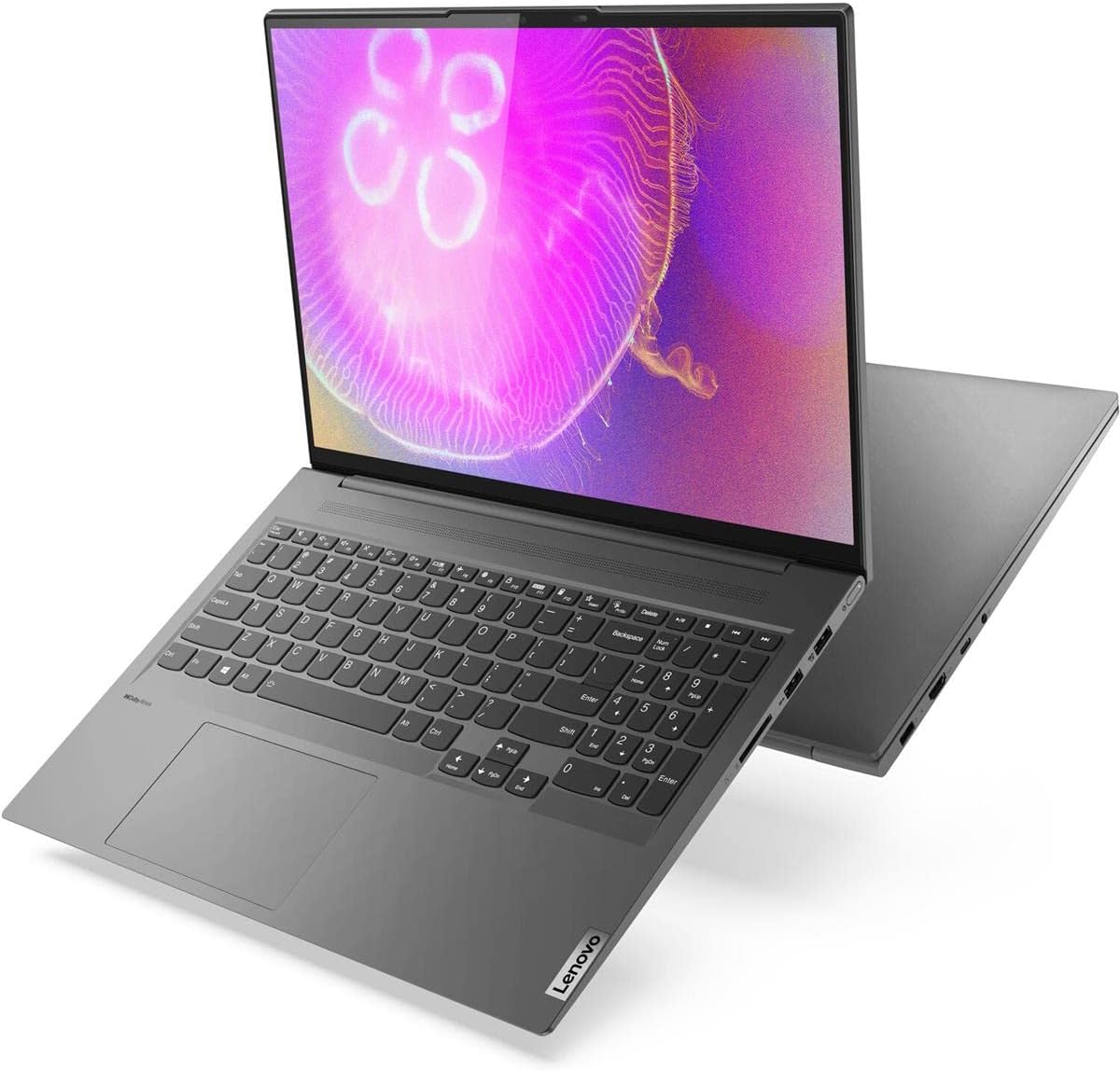 Lenovo Slim 7 | 16' 2.5K IPS 120Hz Touchscreen Laptop | Arc A370M Graphics | Core i7-12700H | 32GB LPDDR5 RAM | 1TB SSD NVMe | Backlit Keyboard | Wi-Fi 6 | Storm Grey | Windows 11 Home