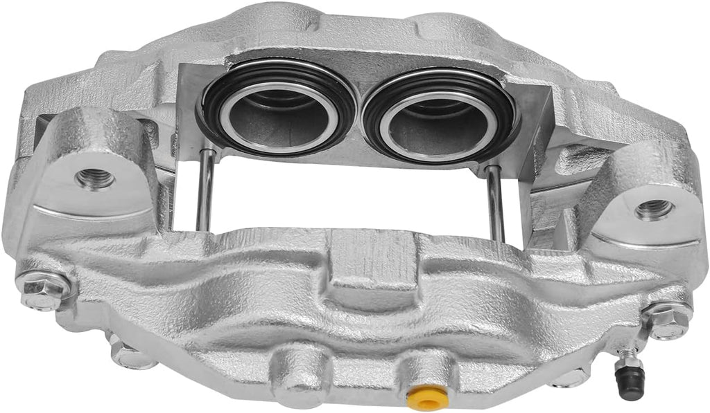 Detroit Axle - 354mm Front Disc Brake Rotors & Right Brake Caliper Replacement for 2008-2016 Toyota Sequoia Tundra - 3pc Set