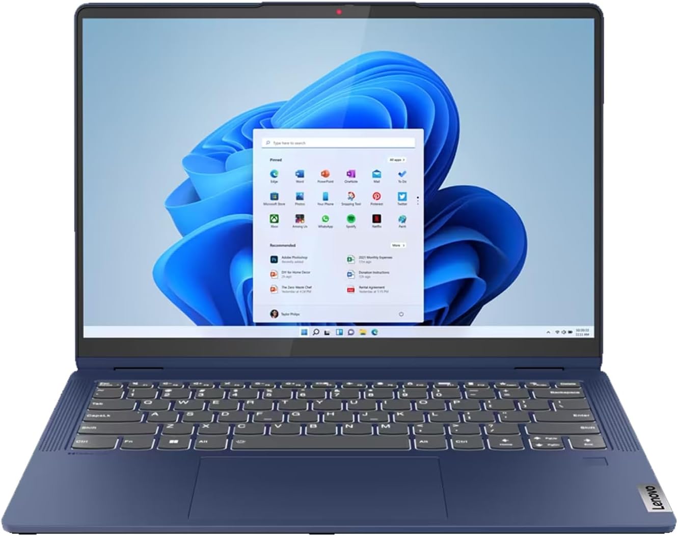 Lenovo IdeaPad Flex 5 | 14' WUXGA Touchscreen Laptop | AMD Ryzen 7 7730U | 16GB LPDDR4X RAM | 512GB SSD PCIe NVMe | Backlit Keyboard | Wi-Fi 6 | Abyss Blue | Windows 11 Home (Renewed)