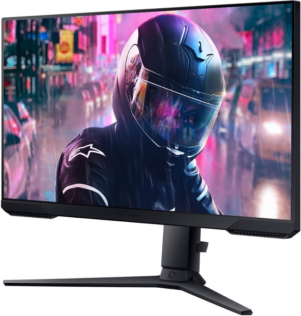Samsung 27' Odyssey G Series LED Gaming Monitor, FHD, 165Hz, 1ms, Eye Saver, Free-Sync Premium, Height Adjustable, VESA Mount Capability, DisplayPort, HDMI, Black, with GSF HDMI Cable