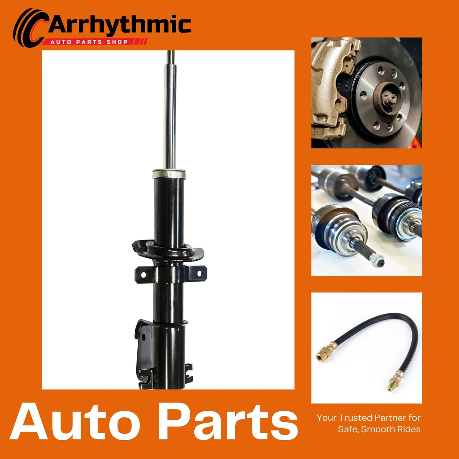 Arrhythmic 4X Brake Hose, Front and Rear Brake Line Hydraulic Brake Hose for Chevrolet Silverado 3500 2001-2007 for Chevy Silverado 3500 2001-2007 for Chevrolet Silverado 3500 Classic 2007-2007