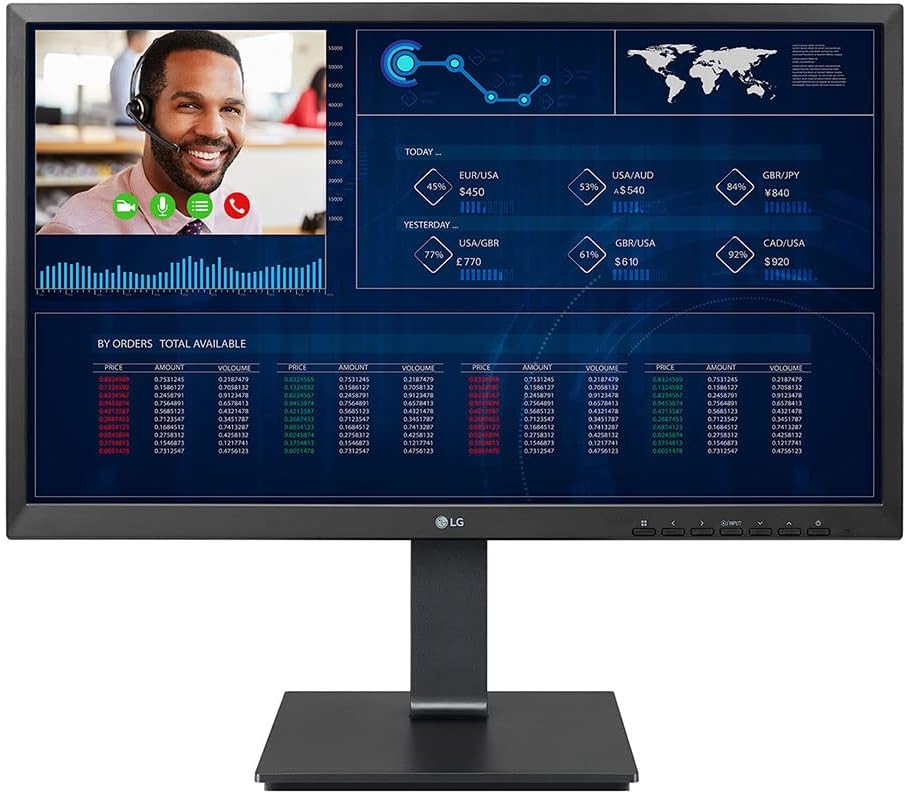 LG 24CQ650N-6N 24' 23.8-inch FHD All-in-One Thin Client with Pop-up Webcam Non OS