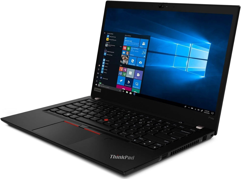 Lenovo ThinkPad P14s Mobile Workstation, Nvidia Quadro P520, Intel Core i7-10610U, 16GB RAM, 512GB RAM, 14' FHD Laptop Computer, ThinkPad Laptop Windows 11 Pro (Renewed)