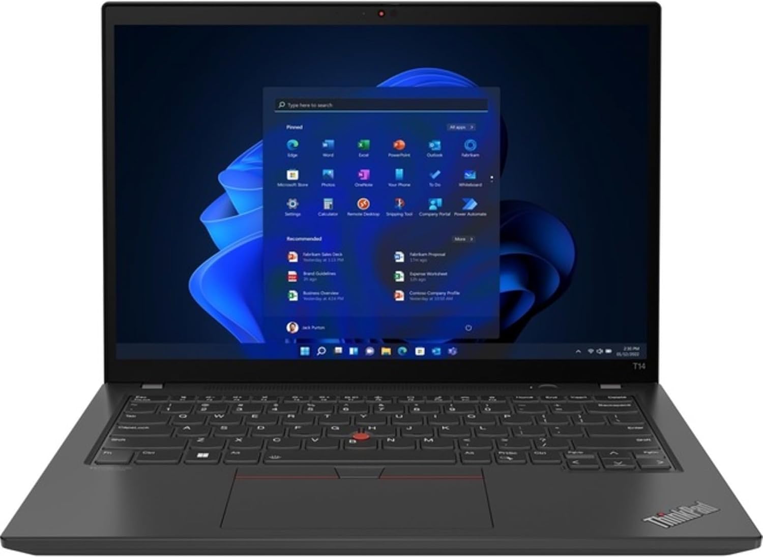 Lenovo ThinkPad T14 Gen 3 21AH00BPUS 14' Notebook - WUXGA - 1920 x 1200 - Intel Core i7-1264U (10 Core) - 16 GB RAM - 512 GB SSD - Thunder Black (Renewed)