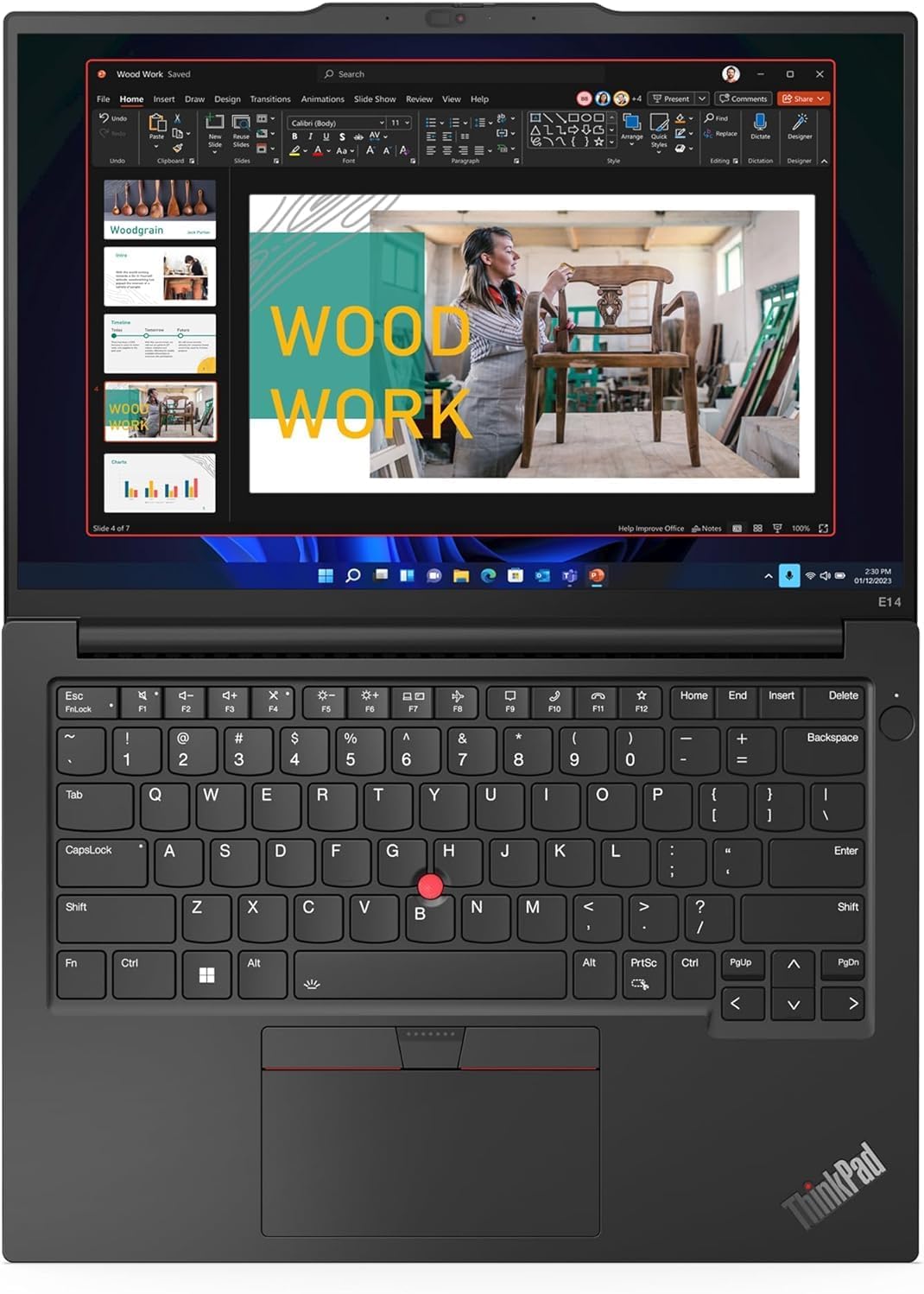Lenovo ThinkPad E14 G5 14' FHD+ Touchscreen Laptop, Backlit Keyboard, Fingerprint Reader, Intel 13th Gen 10-Core i7 CPU, 32GB DDR4, 1TB PCIe SSD, WiFi 6E, Thunderbolt 4, RJ45, Windows 11 Pro