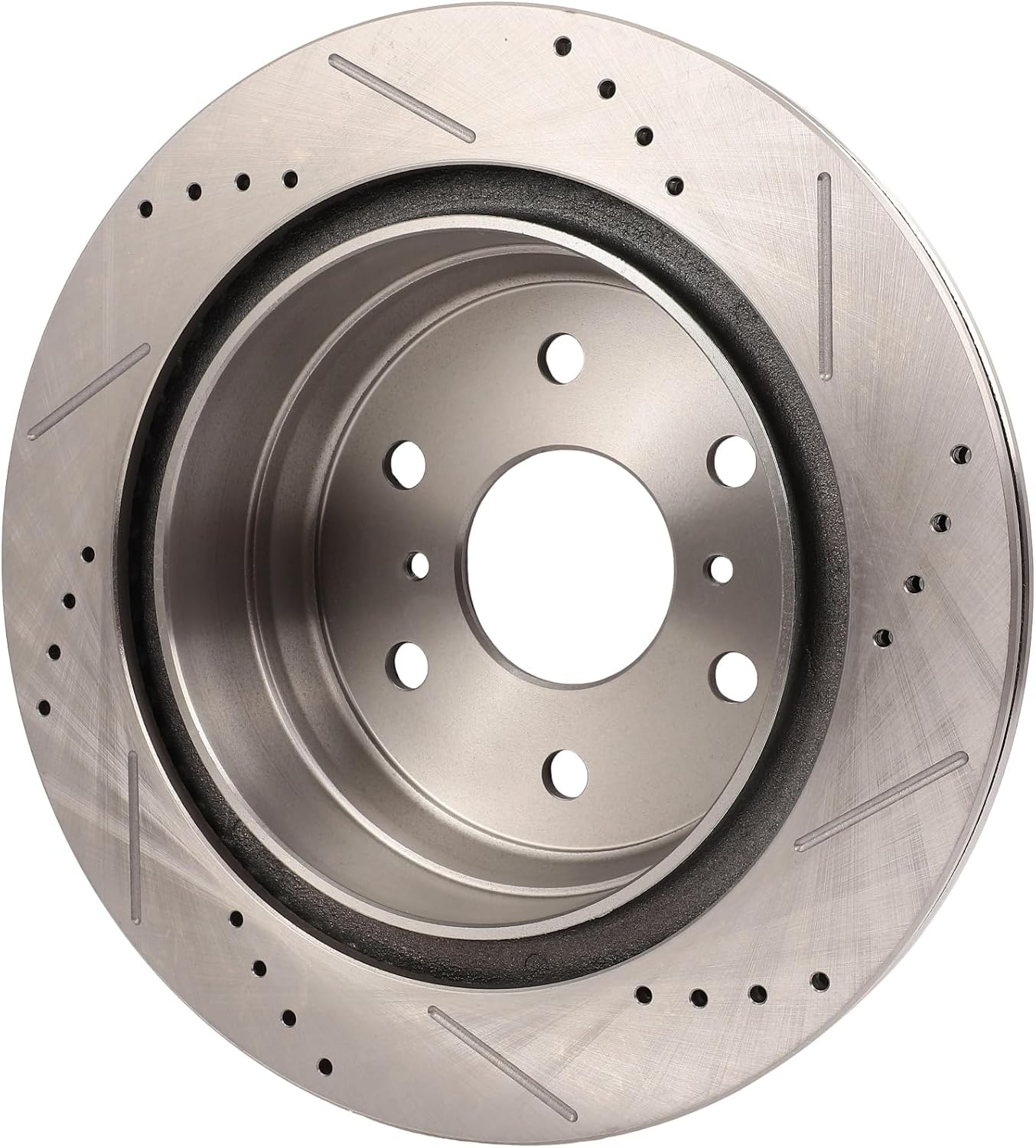 CCIYU D1194 55133 Brake Kit Fit For Chevy For Avalanche 2007-2013,For Silverado 1500 2007-2013,For Suburban 1500 2007-2014,For Tahoe 2007-2014, Rear Disc Brake Rotor and Pad Set 6PCS