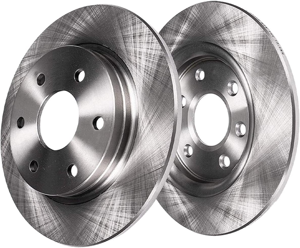 Detroit Axle - REAR Brake Kit for 2009-10 H3T 2006-2010 Hummer H3 Disc Brake Rotors Ceramic Brakes Pads 2007 2008 Replacement