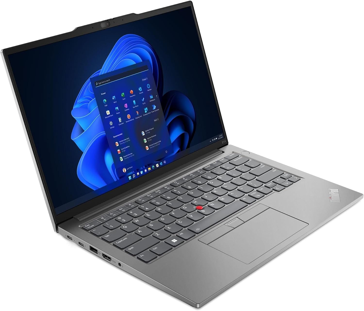 Lenovo Laptop | ThinkPad E14 Gen 5 | 14' 1920 x 1200 IPS | Intel Core i7-1355U 10-Core | 16GB DDR4 | 512GB SSD | Windows 11 Pro | Wi-Fi 6 - Bluetooth 5.1 - Backlit KB - 1080p Camera - Arctic Grey