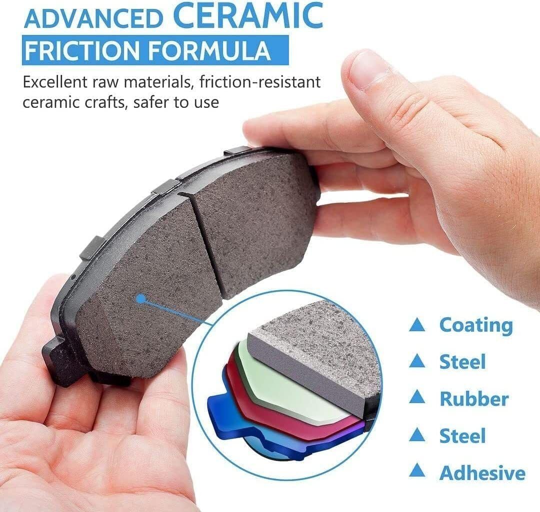 Brake Kit Replacement for Front Disc Rotors Brake Pads for Chevy Silverado 1500 Tahoe Sierra 1500 Yukon