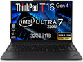 Lenovo ThinkPad T16 Gen 4 AI Business Laptop 16' FHD+ Display, Intel Ultra 7 255U (Beats i7-1355U), 32GB DDR5 RAM, 1TB SSD, 5MB Webcam, Fingerprint, Backlit KB, WiFi 6E + BT, RJ-45, HDMI, Win 11 Pro
