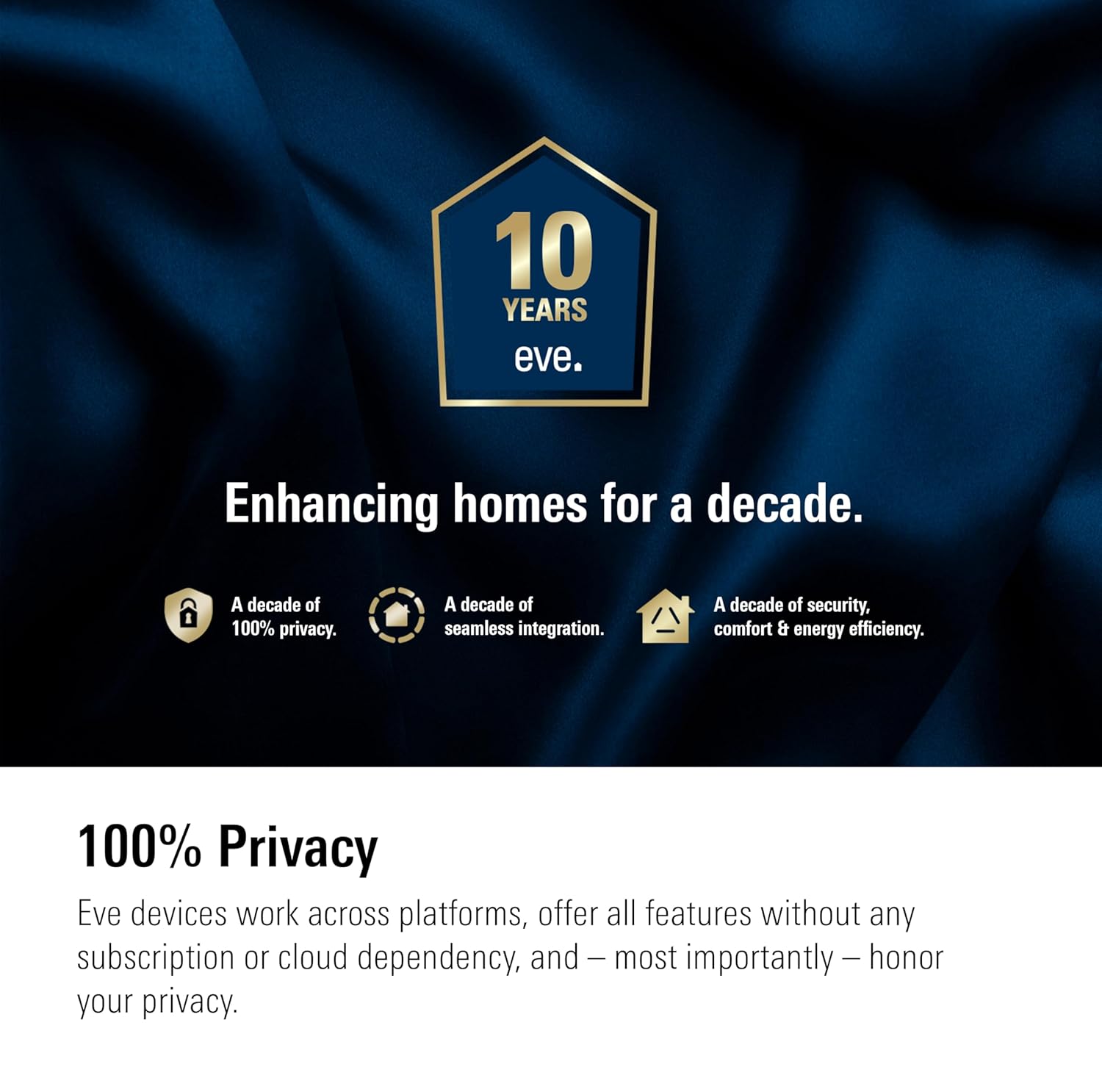 Eve Room - Indoor air Quality Sensor to Monitor air Quality (VOC), Temperature & Humidity, Apple HomeKit Technology, Bluetooth and Thread