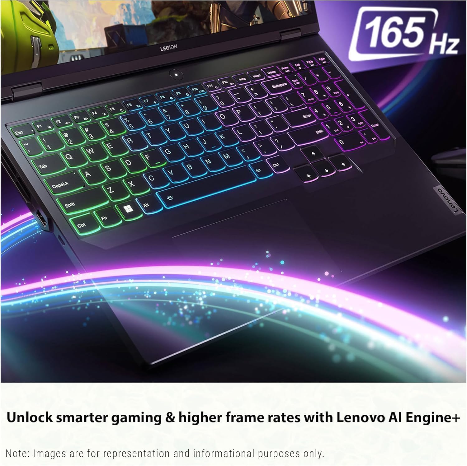 Lenovo Legion Pro 5i(2024) Gaming Laptop - 16' Anti-Glare WQXGA 165Hz Display, Intel 24-Core i9-14900HX, NVIDIA GeForce RTX 4060, 32 GB DDR5, 1 TB SSD, Backlit Keyboard, Wi-Fi 6E, Windows 11 Pro