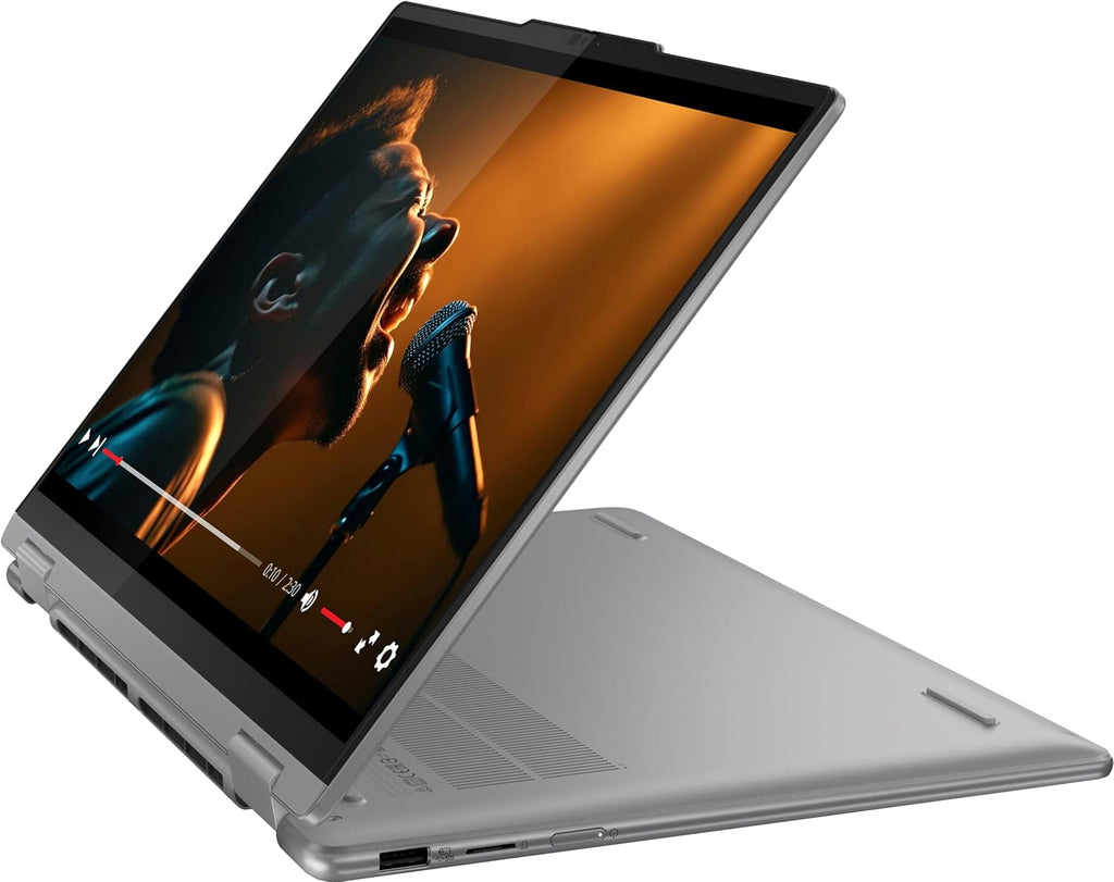 Lenovo - Yoga 7 2-in-1 14' 2K Touchscreen Laptop - AMD Ryzen 7 8840HS with 16GB Memory - 1 TB SSD - Artic Grey