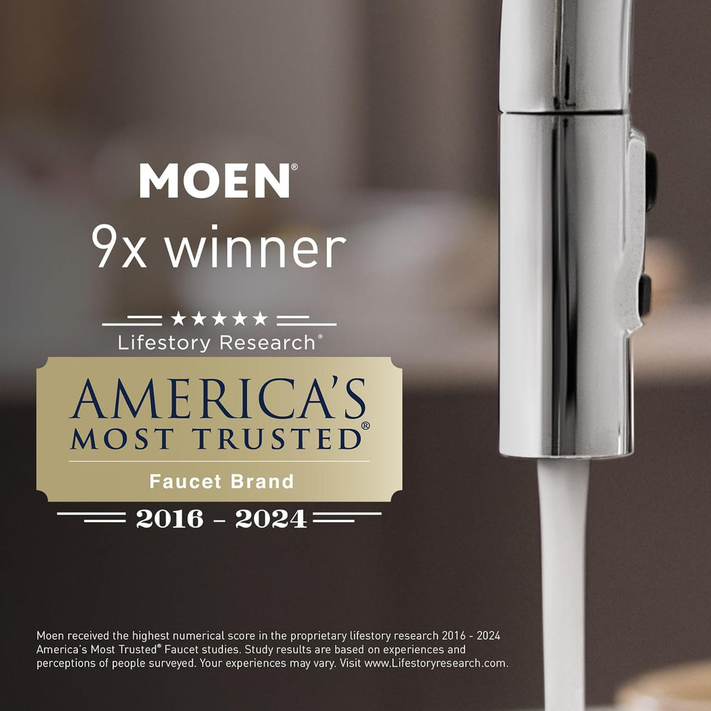 Moen Eva Brushed Nickel 3-Light Dual-Mount Bathroom Vanity Fixture, Bath Lighting with Frosted Glass, YB2863BN