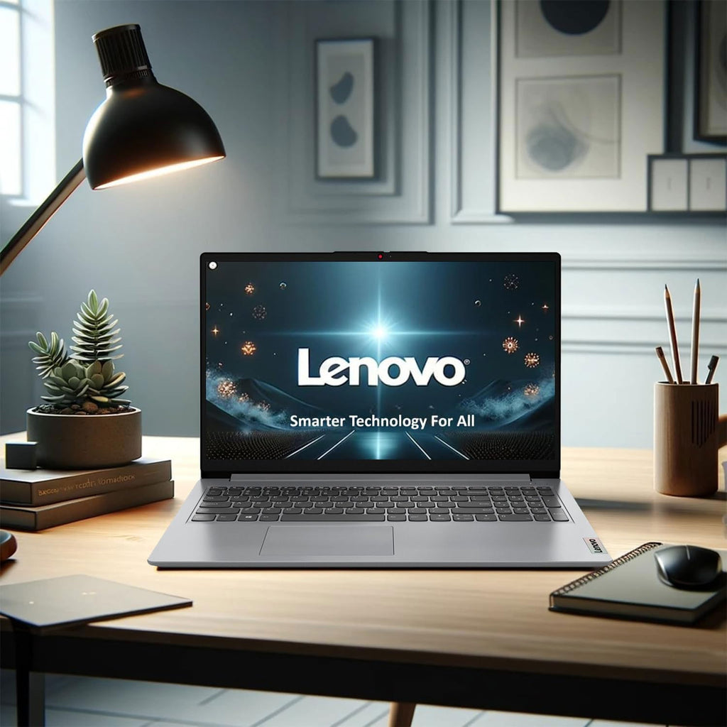 Lenovo 2024 IdeaPad 1 Gen 7 Laptop, 15.6' FHD Touchscreen, Intel Core i3-1215U, 12GB RAM, 512GB SSD, SD Card Reader, HDMI, Webcam, Wi-Fi 6, Windows 11 Home, Grey