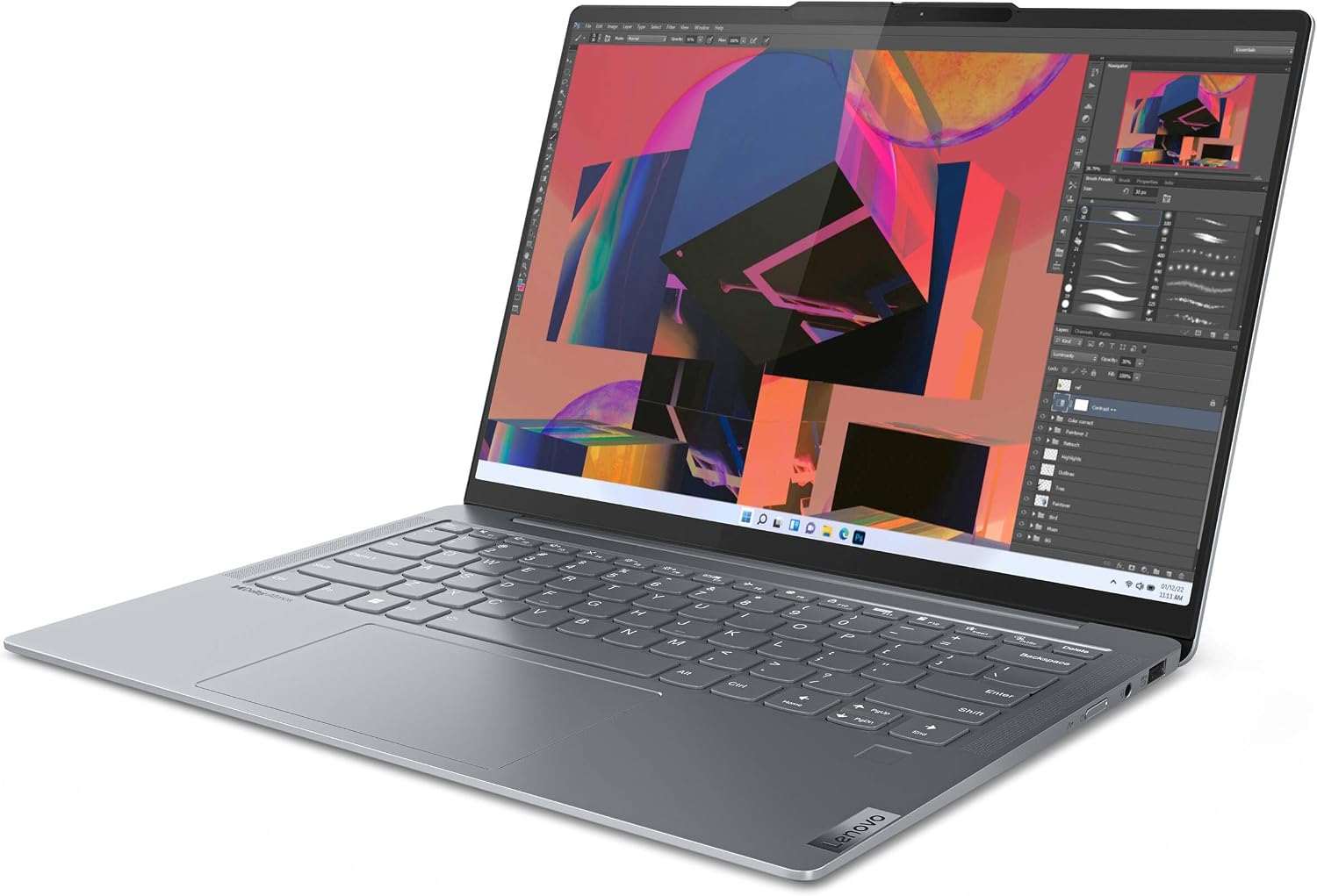 Lenovo Slim 7 Business Laptop | 14' 2.8K Touch 120Hz 400nits 100% sRGB | Intel 12-core i7-1360P | 16GB DDR5 512GB SSD | Backlit Fingerprint Thunderbolt4 FHD Camera Rapid Charge Win11Pro + HDMI Cable