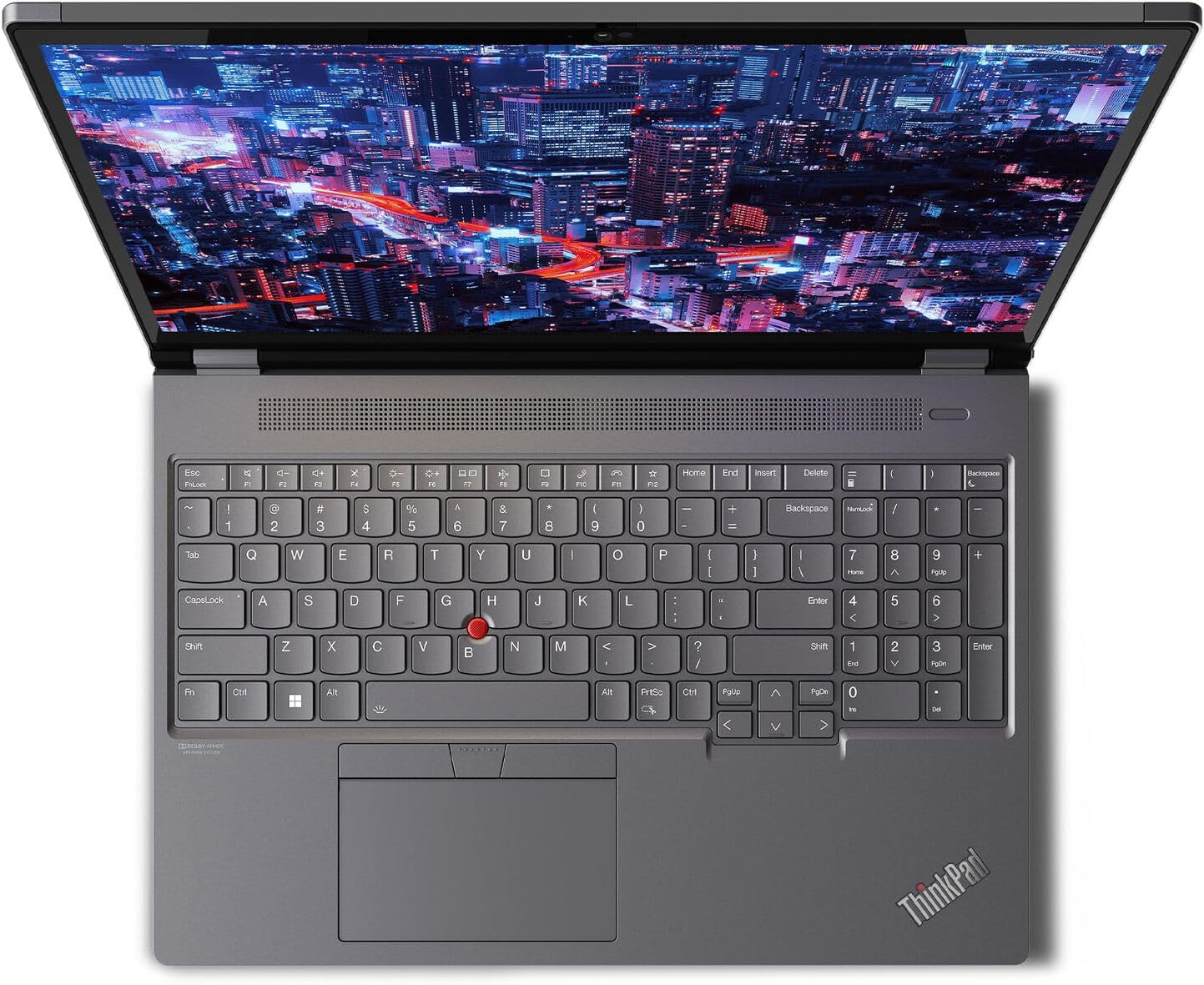 Lenovo ThinkPad P16 Gen 2 Intel Core i7-14700HX, 20C, 16' WQUXGA (3840 x 2400), 800 nits, 60Hz, 32GB RAM DDR5, 1TB SSD, NVIDIA RTX 2000, Backlit KYB, Fingerprint Reader, Windows Pro