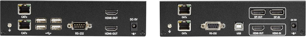 Black Box KVM Extender Over CATx - 4K, Dual-Head, HDMI/Displayport