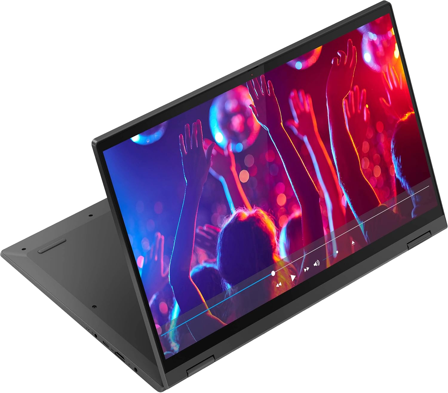 Lenovo IdeaPad Flex 5 5i 2-in-1 Laptop (15.6' FHD Touchscreen, Intel Core i7-1165G7, 16GB RAM, 512GB SSD, IST Active Stylus), Convertible, Fingerprint, Backlit KB, Wi-Fi 6, Webcam, Win 11 Home, Gray