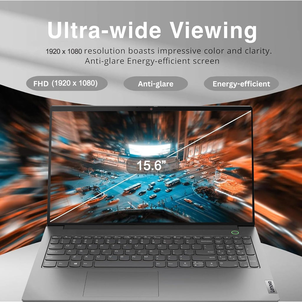 Lenovo ThinkBook 15 Business Laptop (15.6' FHD, 16GB RAM, 512GB SSD, AMD Ryzen 7 5825U (> i7-1165G7)),FHD Webcam w/ Shutter, Military Grade, Fingerprint, Win 11 Pro, Grey (Renewed)