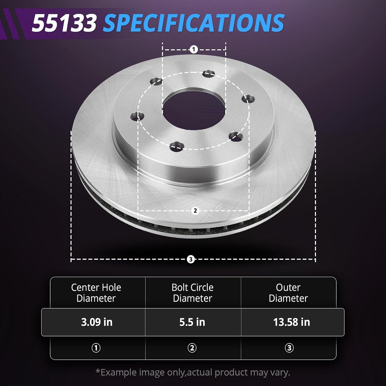 Front and Rear Brake Kit Replacement for 2008 2009 2010 2011 2012 2013 2014 GMC Yukon XL 1500 Chevy Suburban 1500 Tahoe, for Avalanche Silverado, Cadillac Escalade ESV EXT Brakes Rotor Pads
