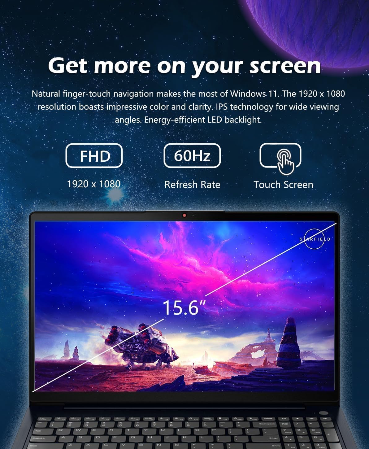 Lenovo IdeaPad Premium Series Laptop • 15.6 FHD Touchscreen • Intel Core i5 10-Core Processor up to 4.4 GHz• 16GB RAM • 1TB PCIe SSD • Copilot & AI Ready • WiFi 6 • Bluetooth • Windows 11