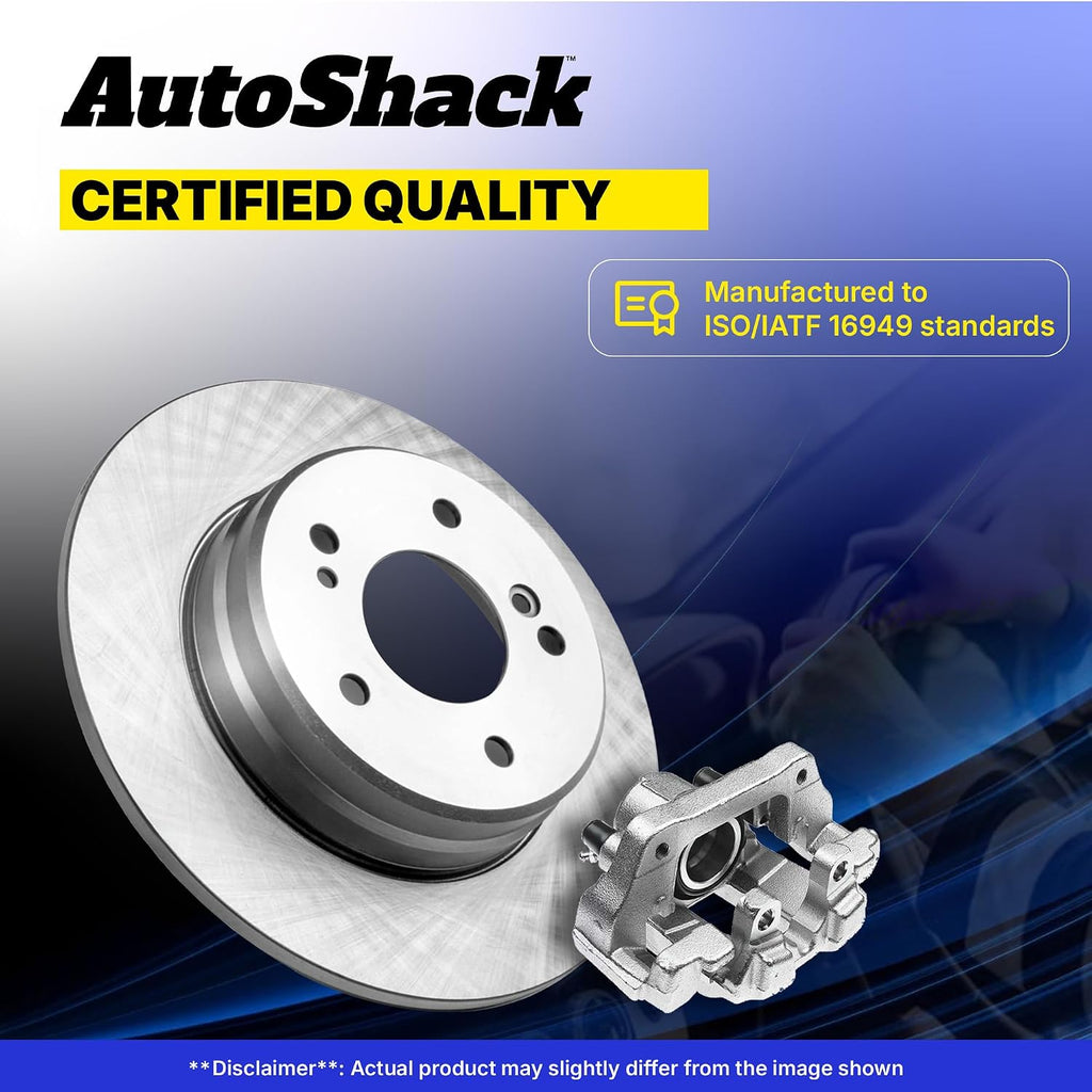 AutoShack Front & Rear Brake Rotors & Calipers for Honda, Civic 2006-2011, FWD L4 1.8L