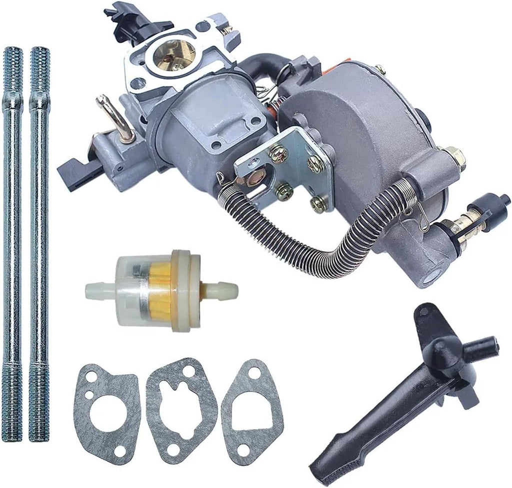 Carburetor With Gasket Bolt Fuel Filter Kit Compatible For Honda GX200 GX160 GX 160 200 Lawn Mower Engine Motor Spare Parts