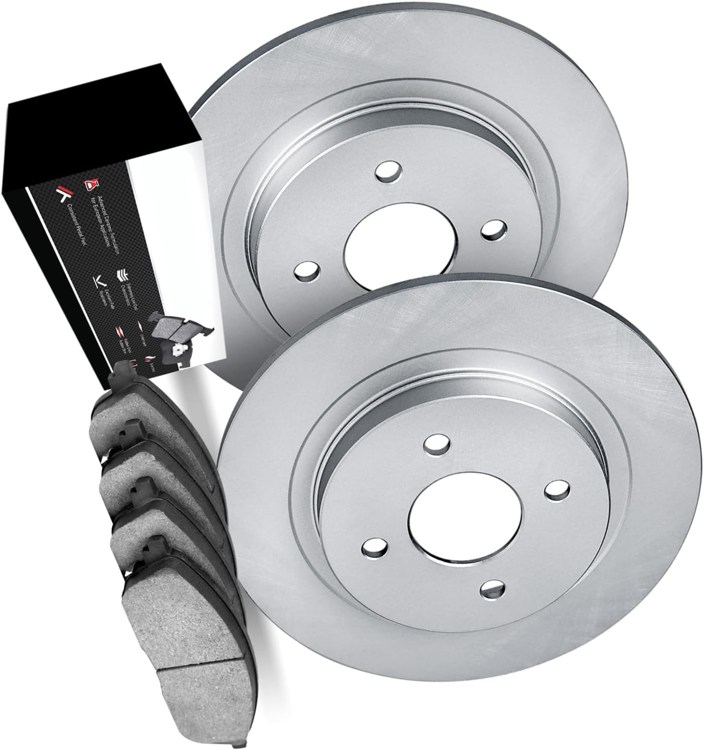 Rear Disc Brake Kit 1 X for Ford Focus,Fiesta 2001 2002 2003 2004 2005 2006 2007 2008 2009 2010 2011 2012 2013 2014 2015 2016 2017 2018 2019